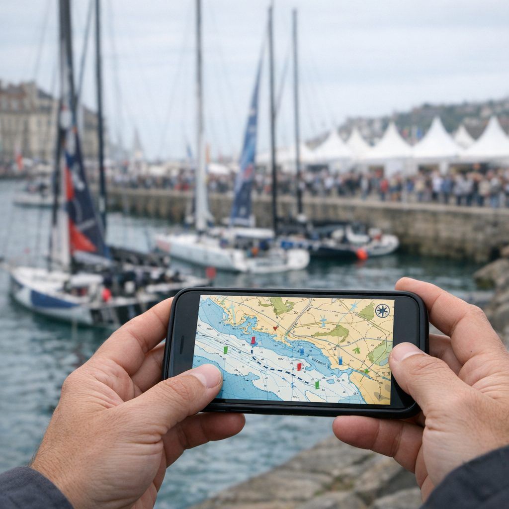 Suivre une course au large à terre : méthode 2025