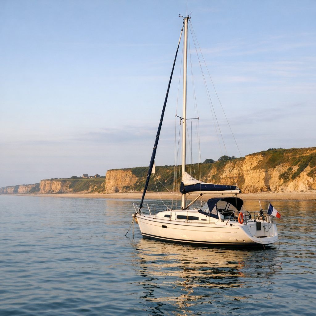 Mouiller hors port dans le Calvados : méthode pratique